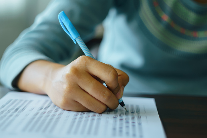 Person Sitting Exam